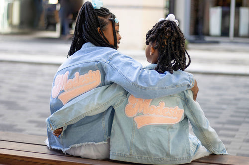 Modesty™ Cropped Denim Jacket